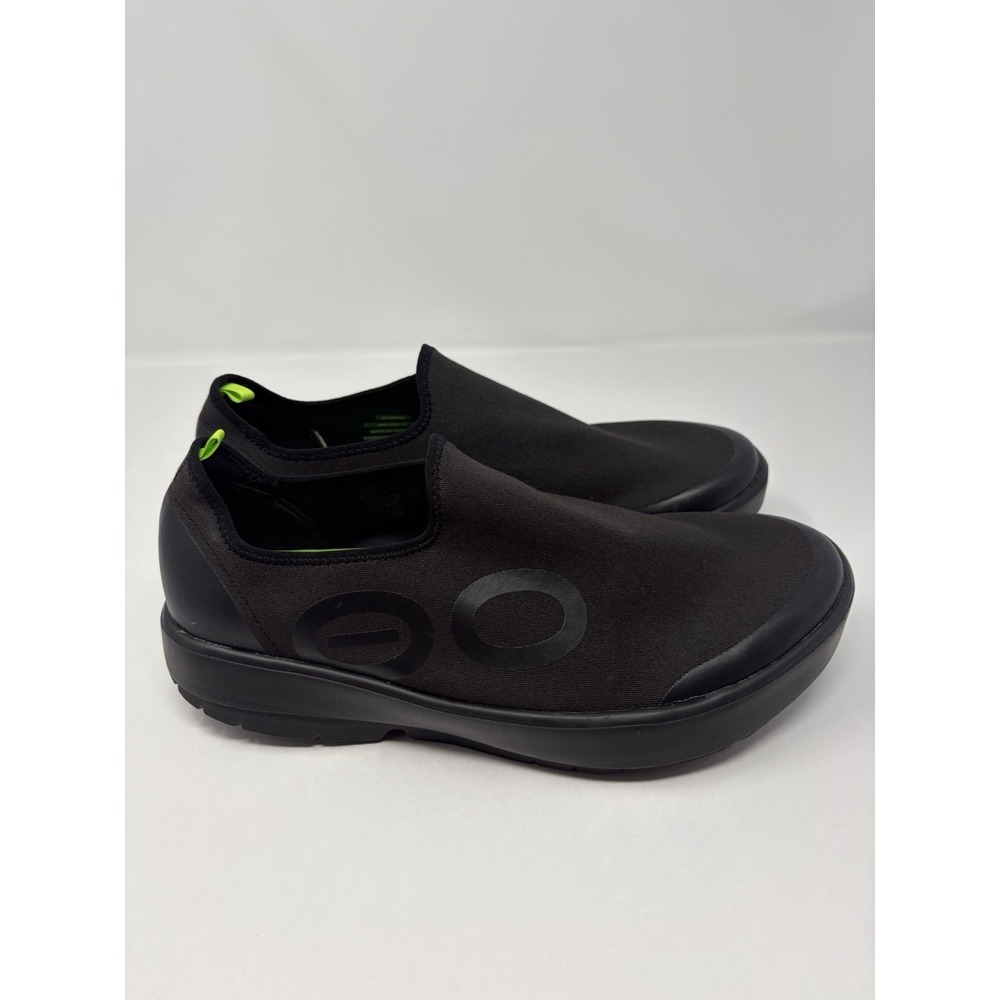 Oofos OOmg eeZee Low Mens Size 13 Shoes Black Slip On Clog Recovery Comfort